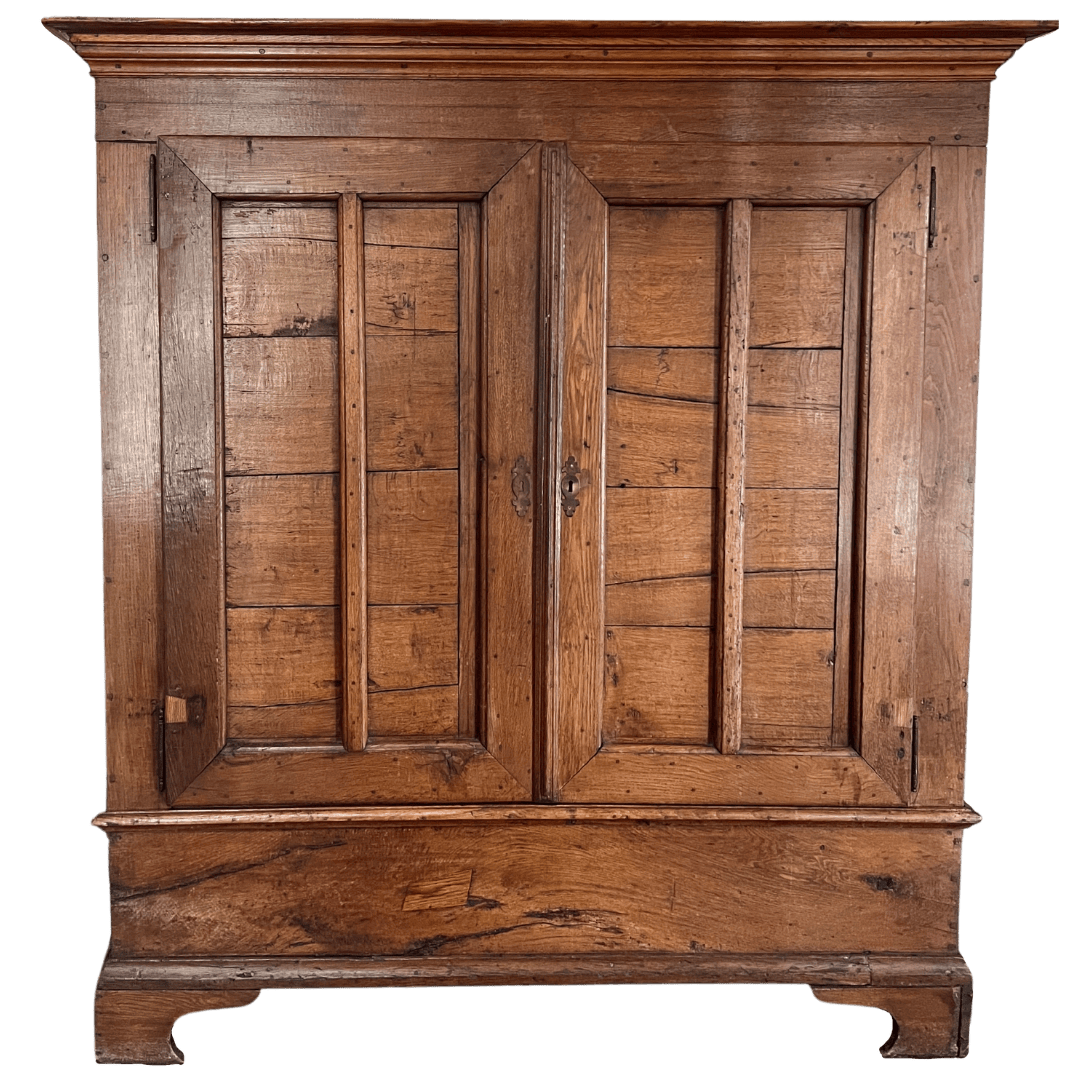 Belgian Oak Armoire Cabinet