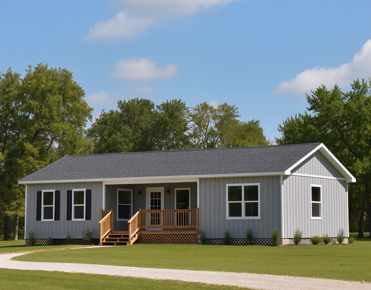 Manufactured home representing mobile home insurance coverage in Texas