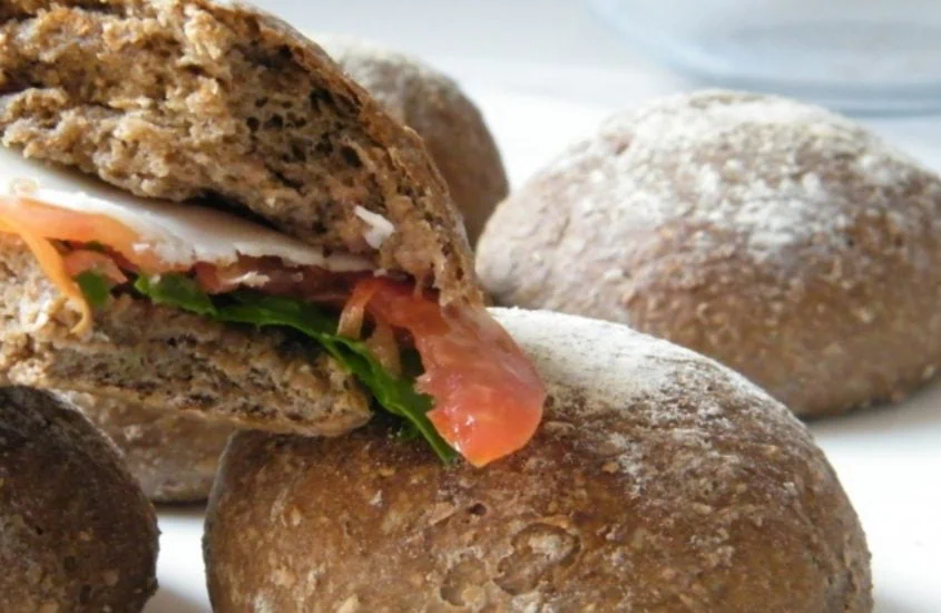 Pan de centeno con premezcla