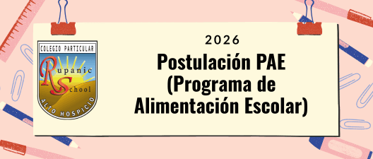 Postulación PAE (Programa de Alimentación Escolar)