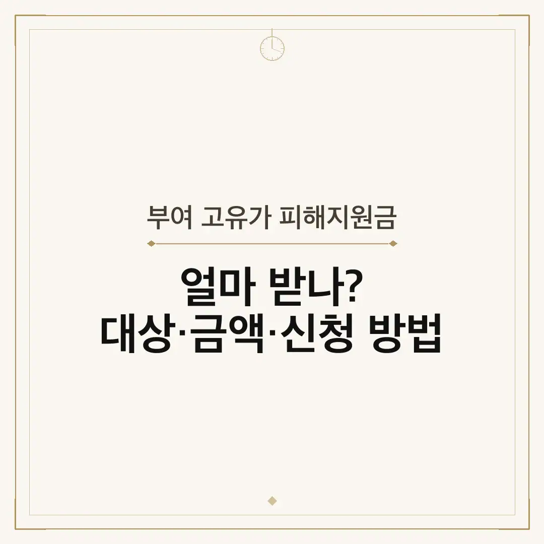 부여 고유가 피해지원금