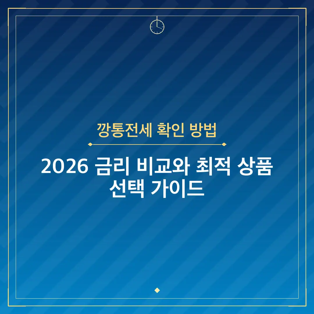깡통전세 확인 방법