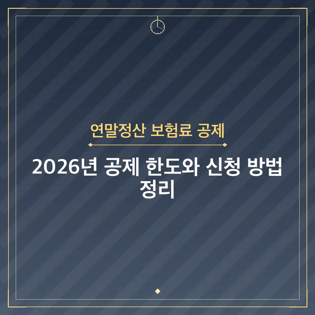연말정산 보험료 공제