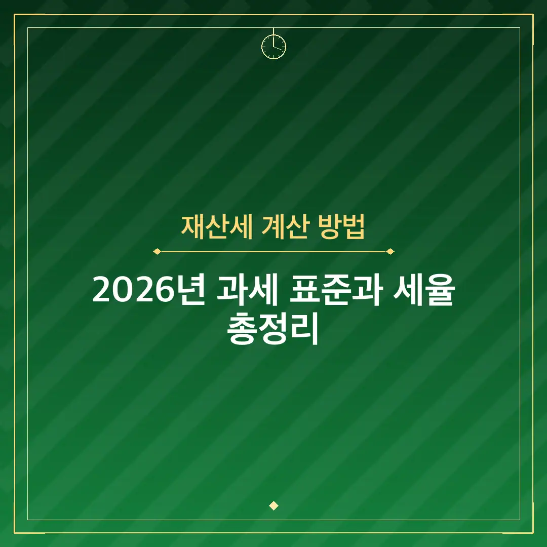 재산세 계산 방법