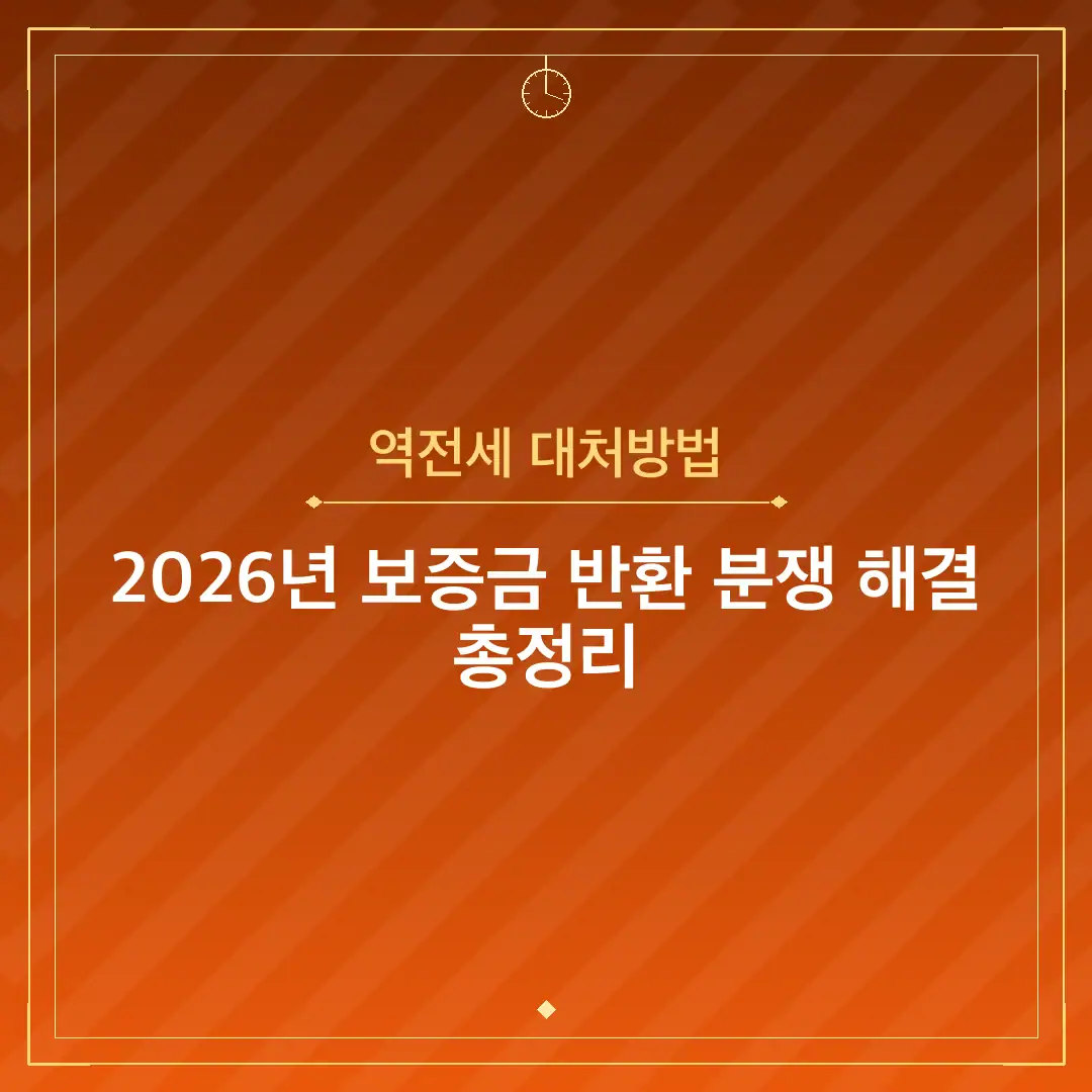 역전세 대처방법