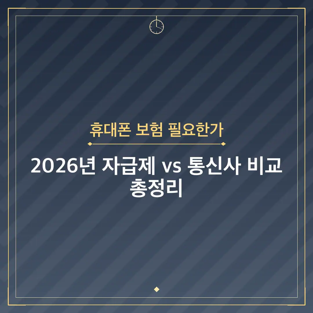 휴대폰 보험 필요한가