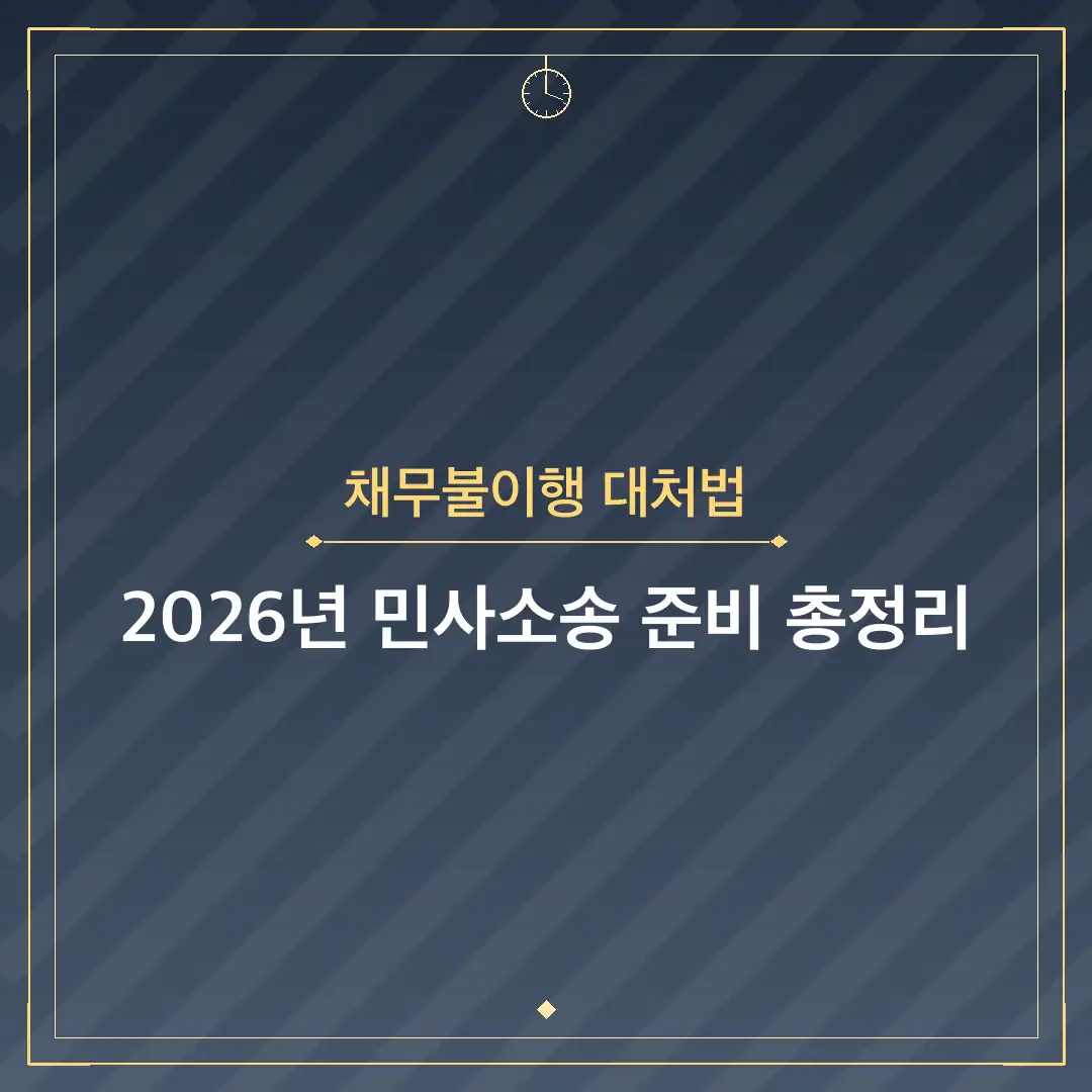 채무불이행 대처법