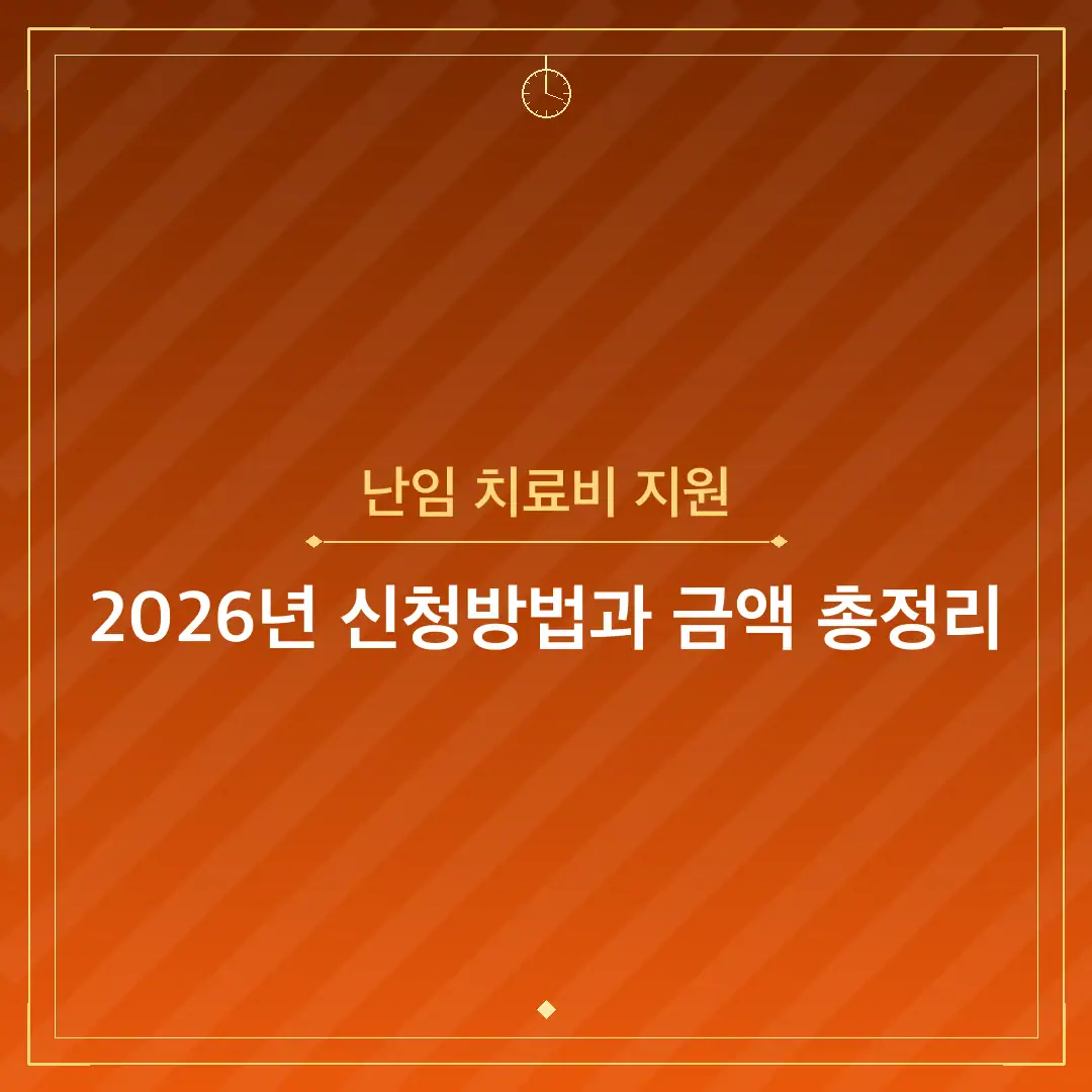 난임 치료비 지원