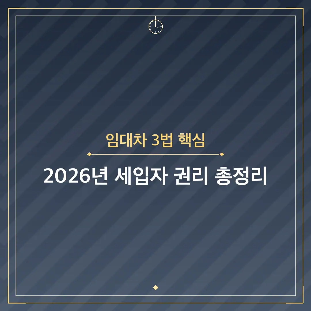 임대차 3법 핵심