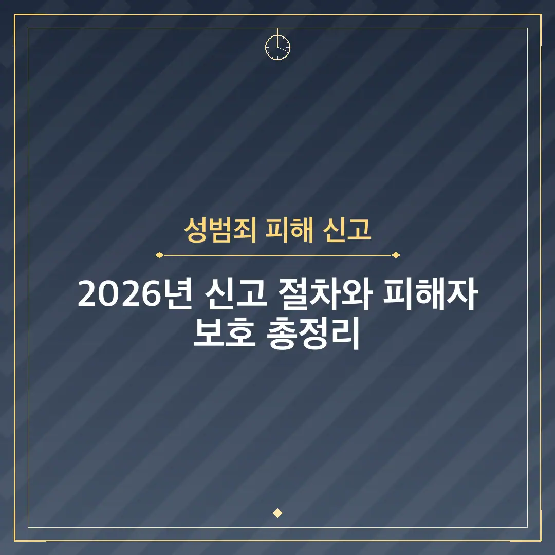 성범죄 피해 신고