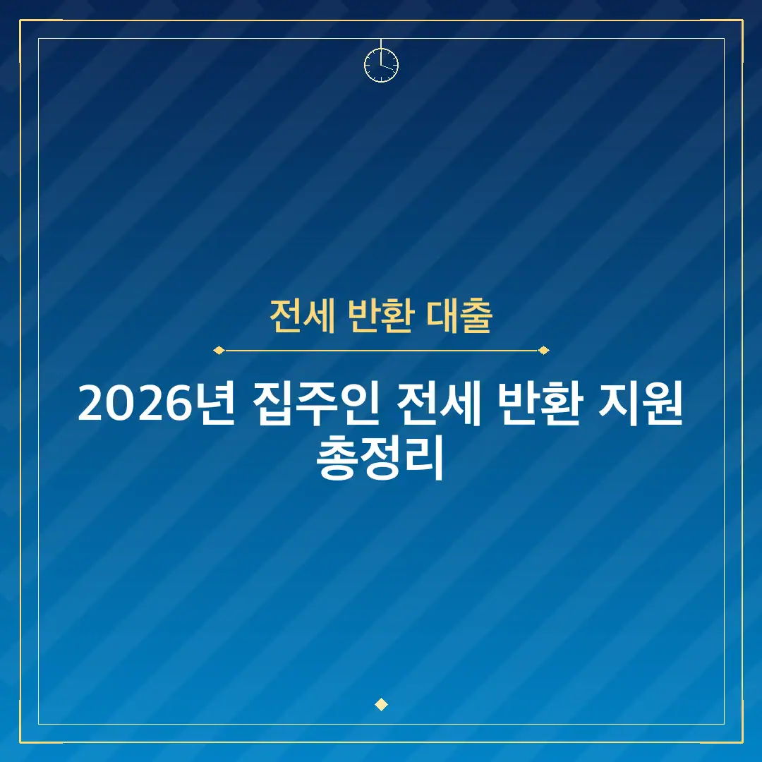 전세 반환 대출