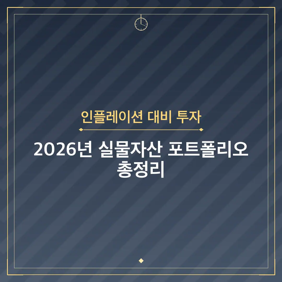 인플레이션 대비 투자