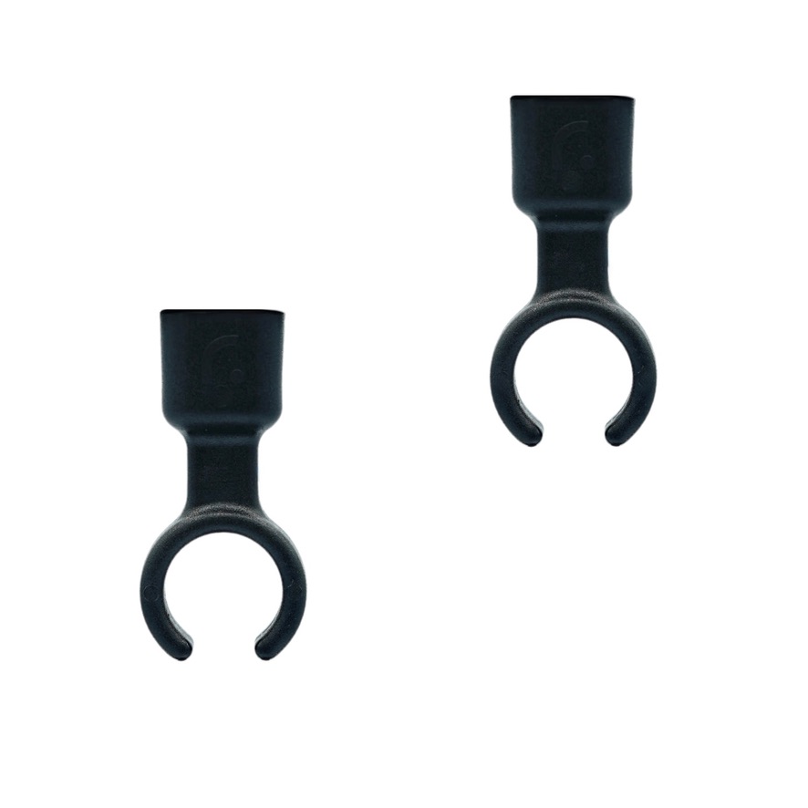 Pair of RAD 12.5-14mm mic clips for LOM Uši Pro and small microphones without isolation hoops