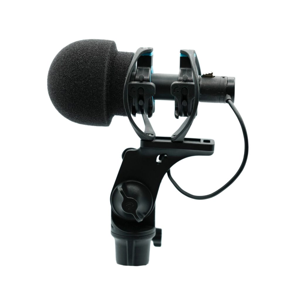 Professional product image of mushroom foam windscreen with fur cover