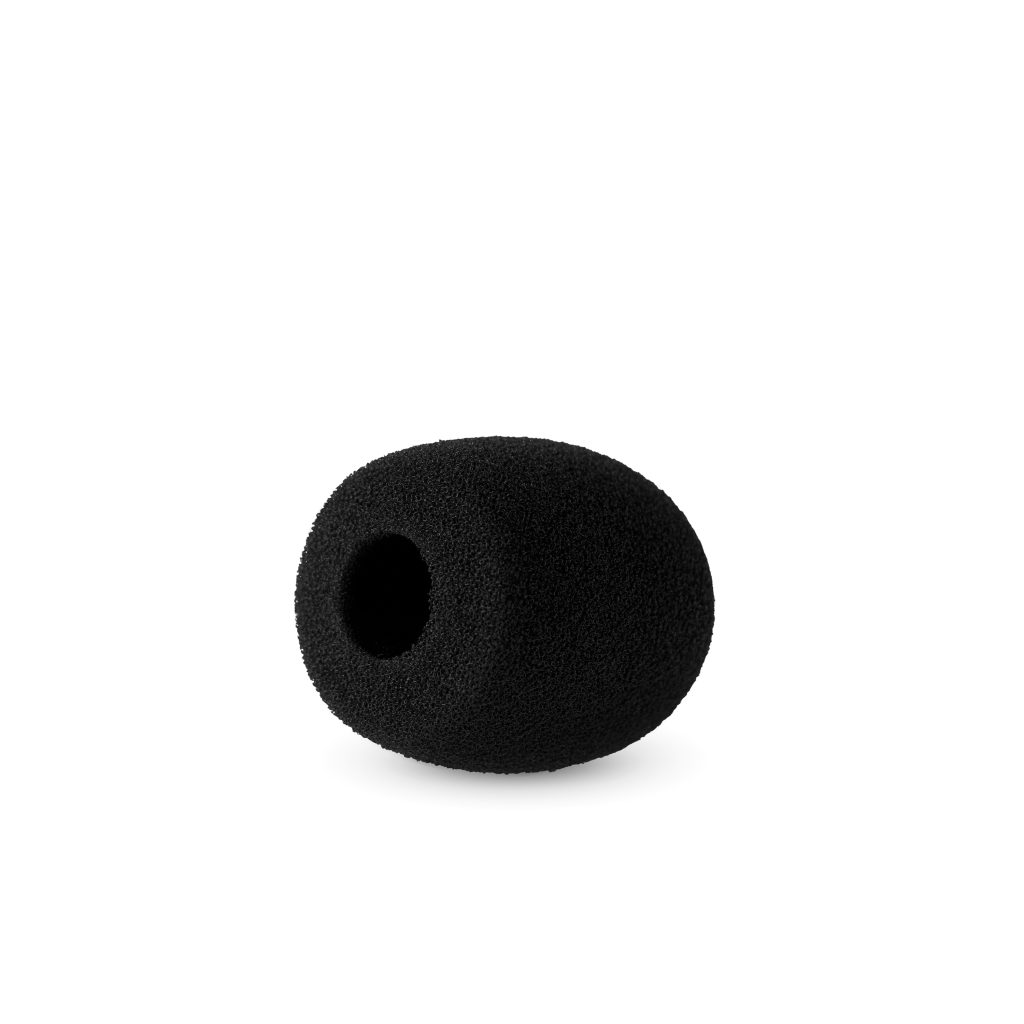 5cm foam windshield for pencil condenser microphone showing acoustic foam construction