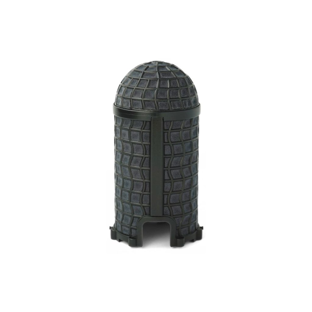 Centered view of Mini-ALTO 180 magnetic front pod for windshield systems