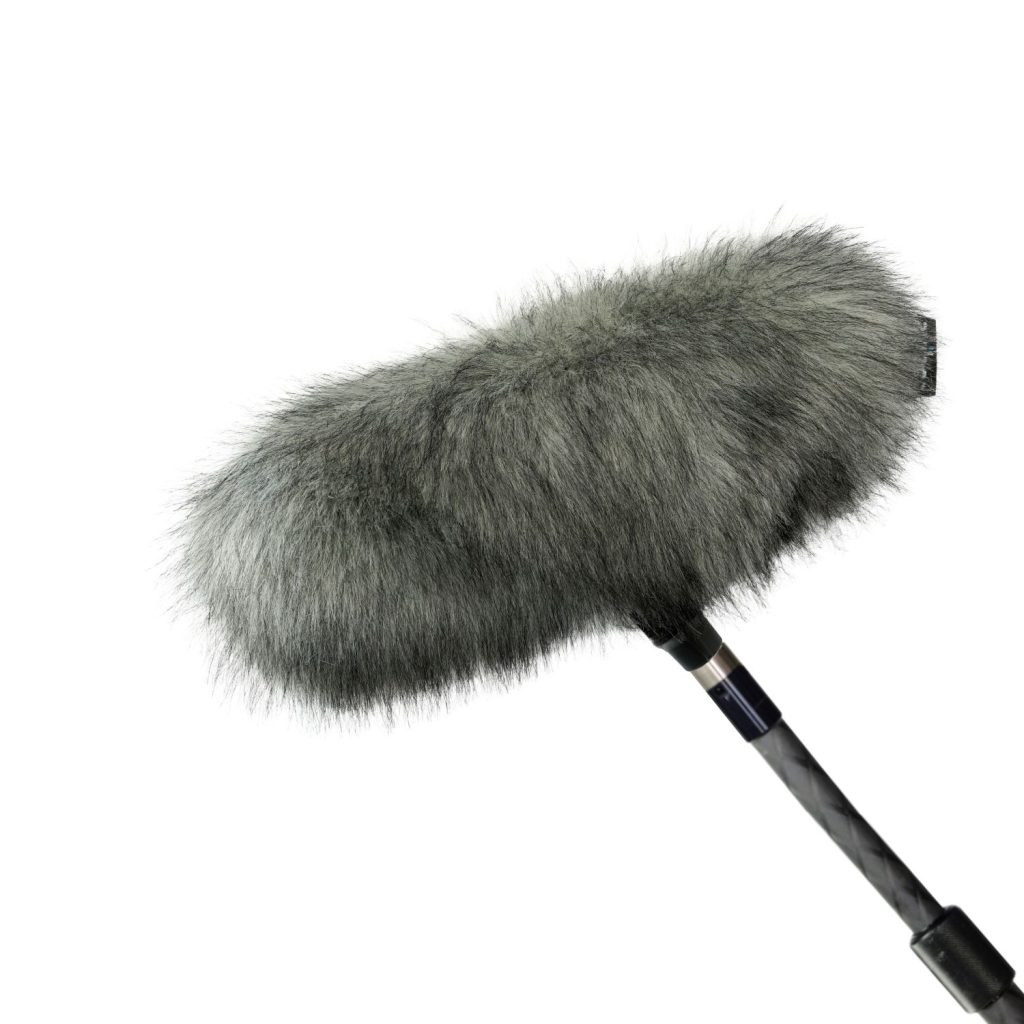 Professional microphone mounted in RAD-2 shock mount within Mini-ALTO windshield system
