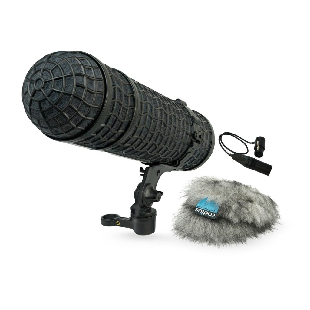 Mini-ALTO 280 windshield kit with RAD-2 shock mount and XLR cable