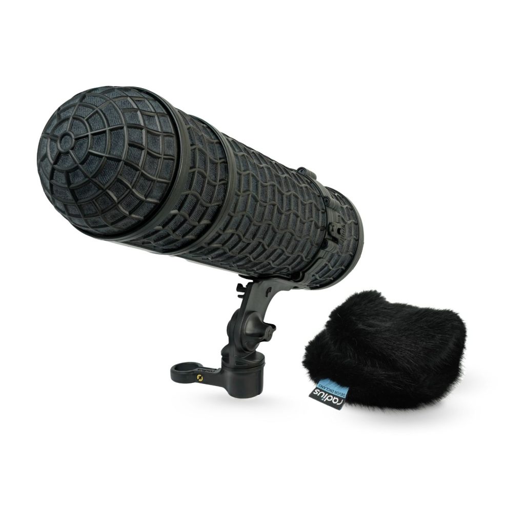 Radius Mini-ALTO 280 complete windshield kit with RAD-2 shock mount and pistol grip handle
