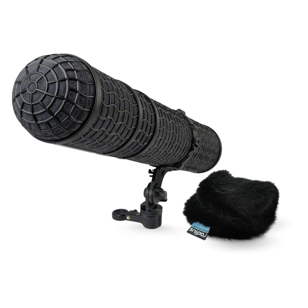 Mini-ALTO 480 windshield system with RAD-2 shock mount and pistol grip handle showing complete kit components