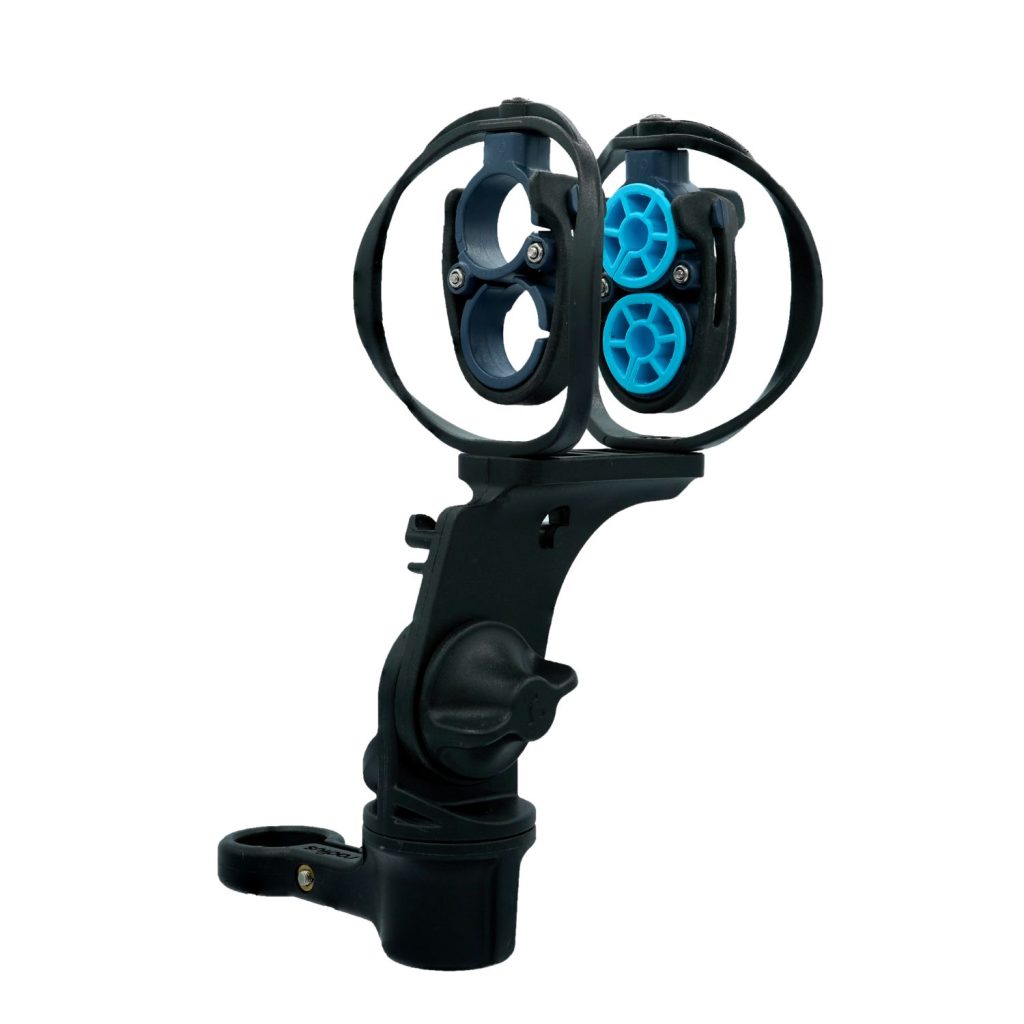 MS19 mic clips with 8mm connector inserts for MZL and Lemo connectors