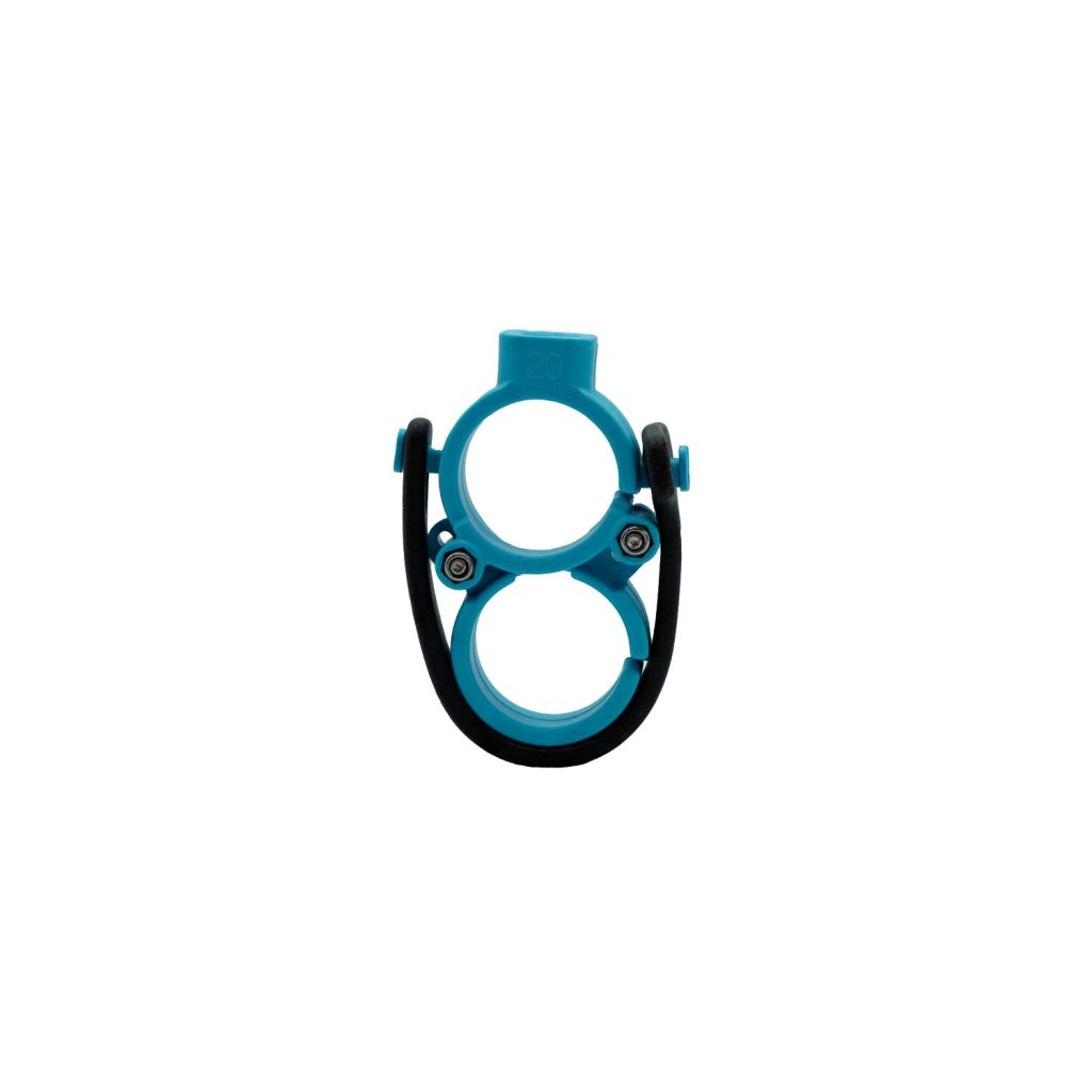 MS20 mic clips with 8mm connector inserts for MZL and Lemo connectors