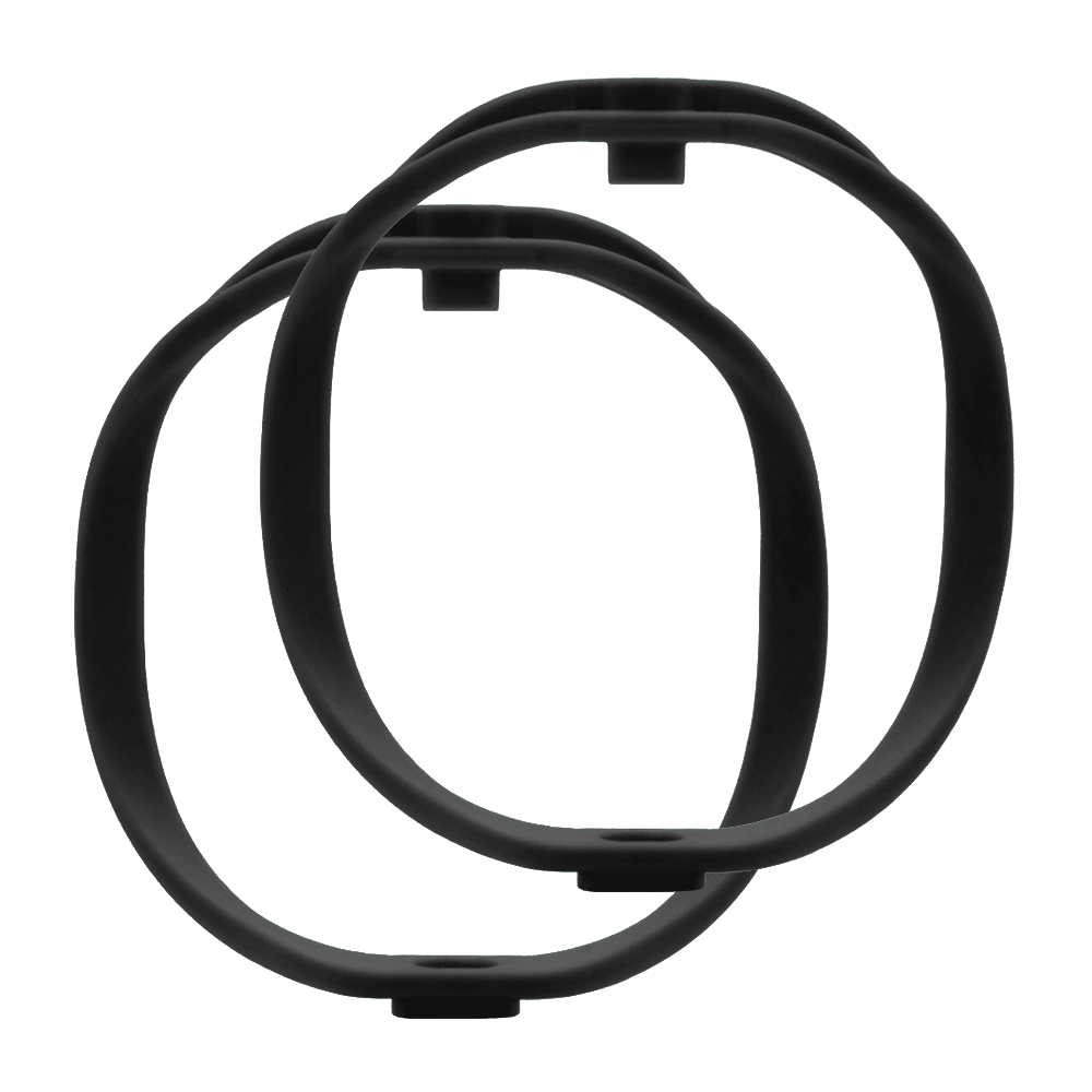 RAD-2 standard firmness black isolation hoops with 3mm spine bracing for professional microphones