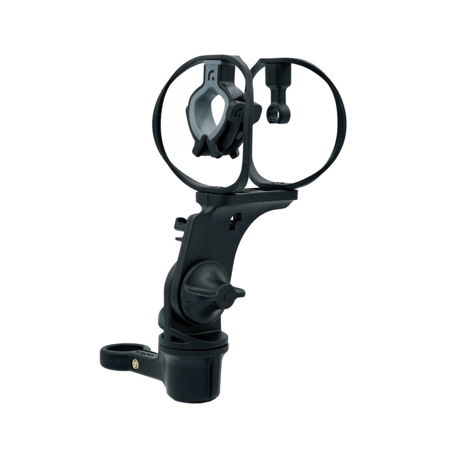 RAD-1 shock mount for Schoeps CCM microphones in black and grey finish