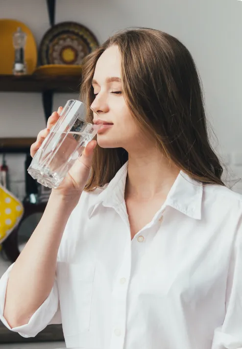 Girl Drinking Water