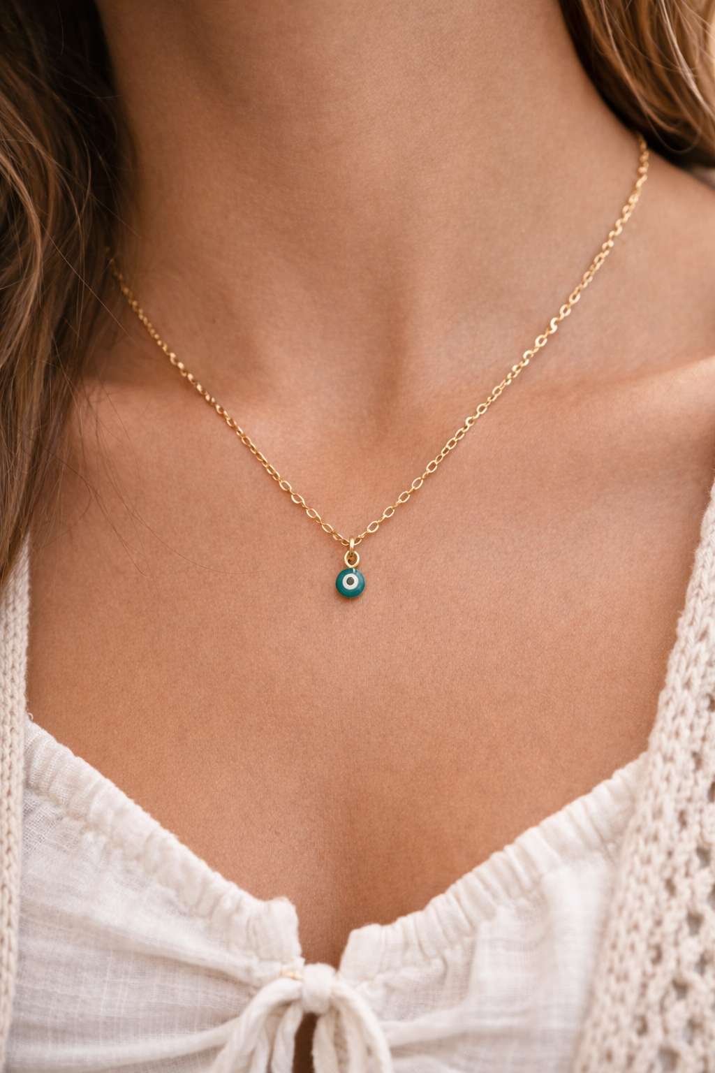 Evil Eye Kette Türkis 925 Silber LIUSH Berlin