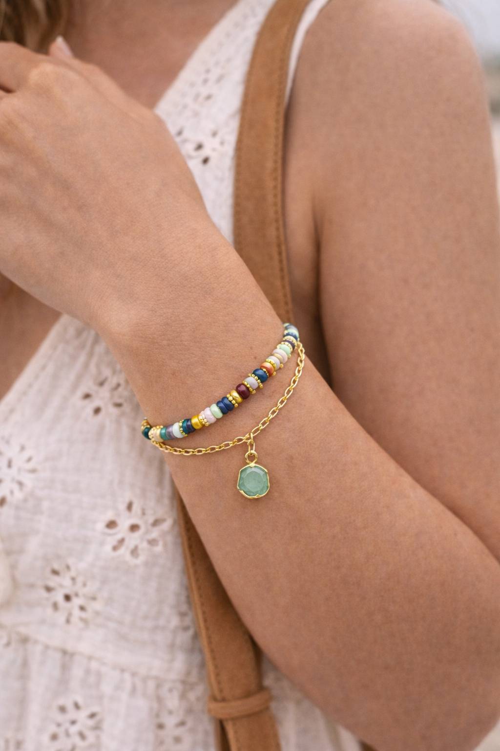 2-in-1 Boho Armband und Kette von LIUSH Berlin