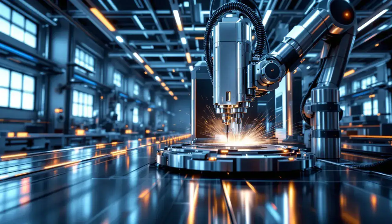 An array of applications for 5 axis CNC machining across different industries, including aerospace and consumer electronics.