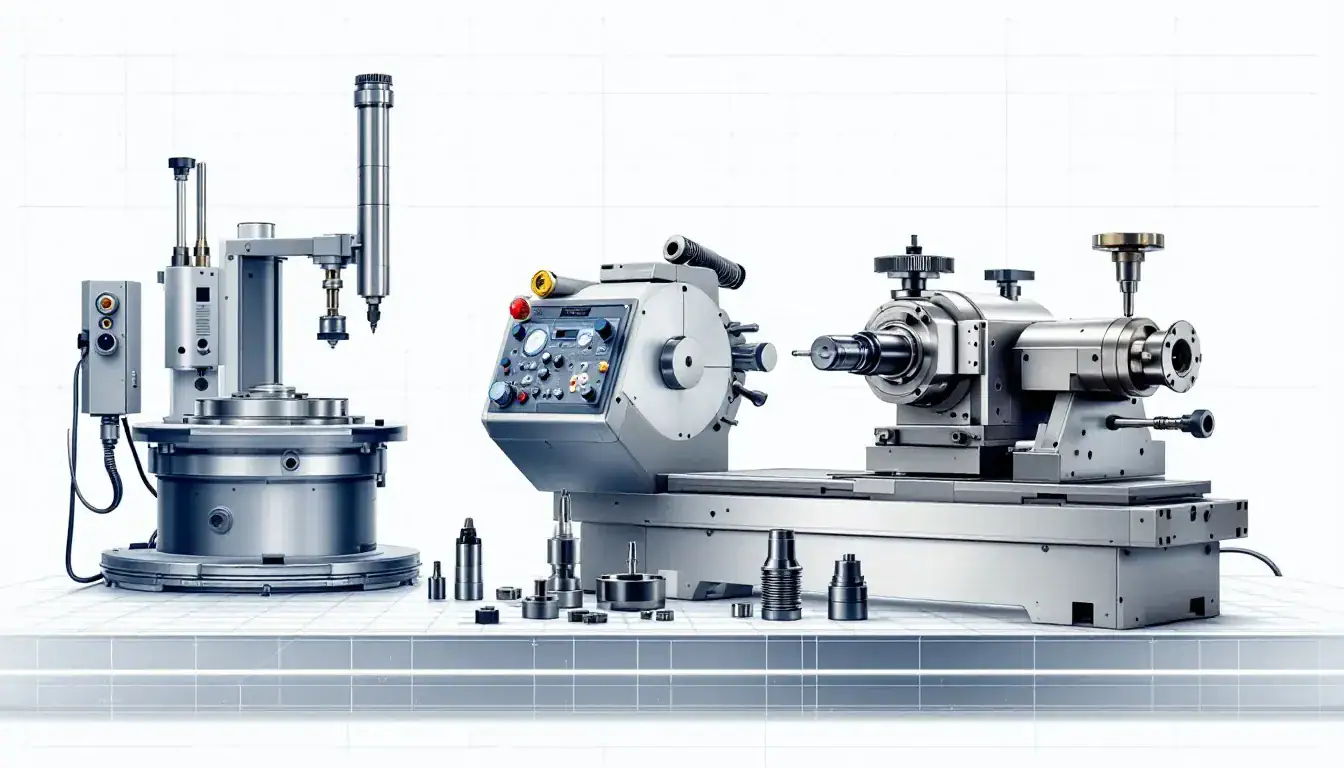 A selection of essential cutting tools for machining Kovar alloy.