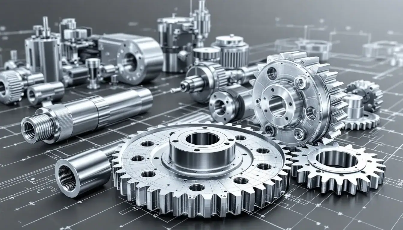Machined Kovar components used in medical devices and aerospace applications.
