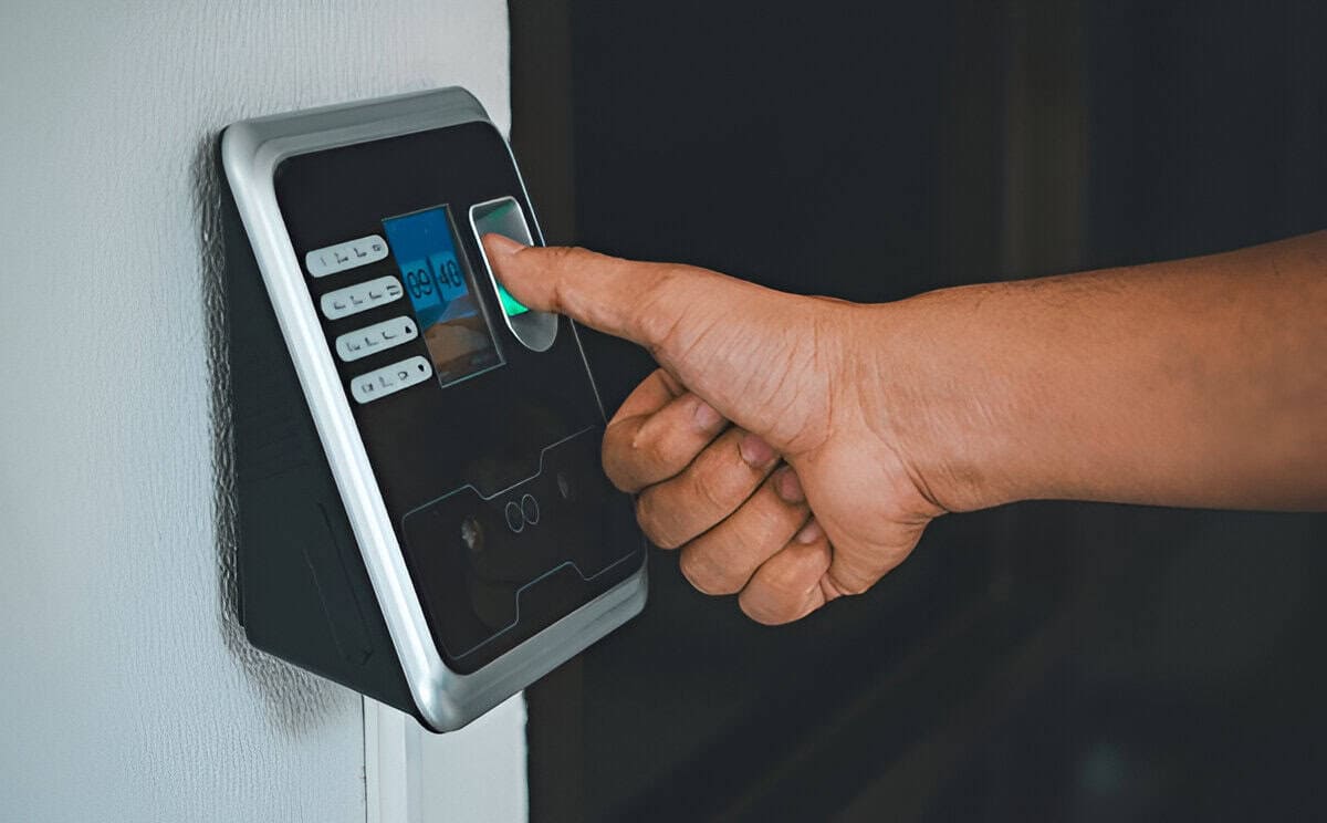 Smart Biometric Lock Installation Maryland Locksmith