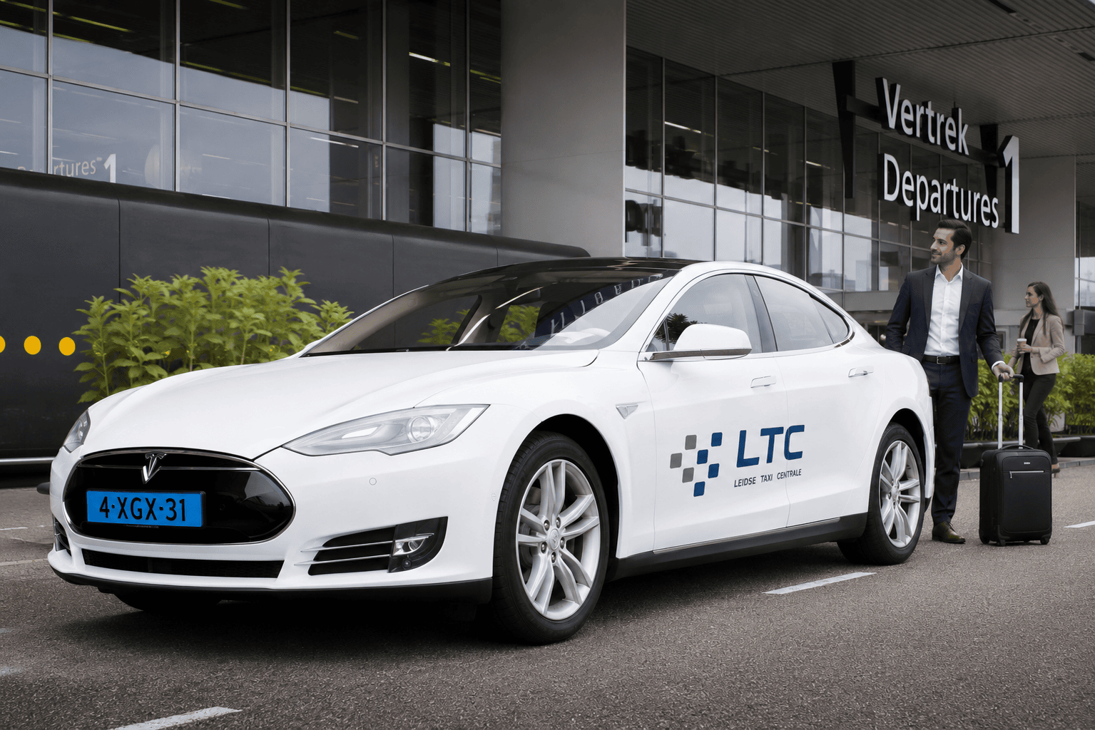 groen vervoer elektrische taxi