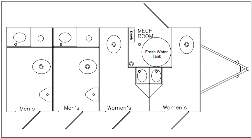 Lux Dumps Trailer#5 4 Stall Floor Plan