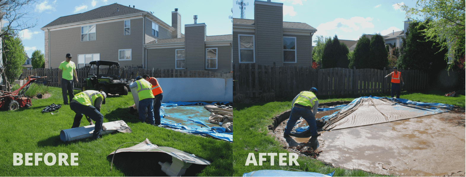 Mack Land LLC - ALGONQUIN, IL – Pool removal