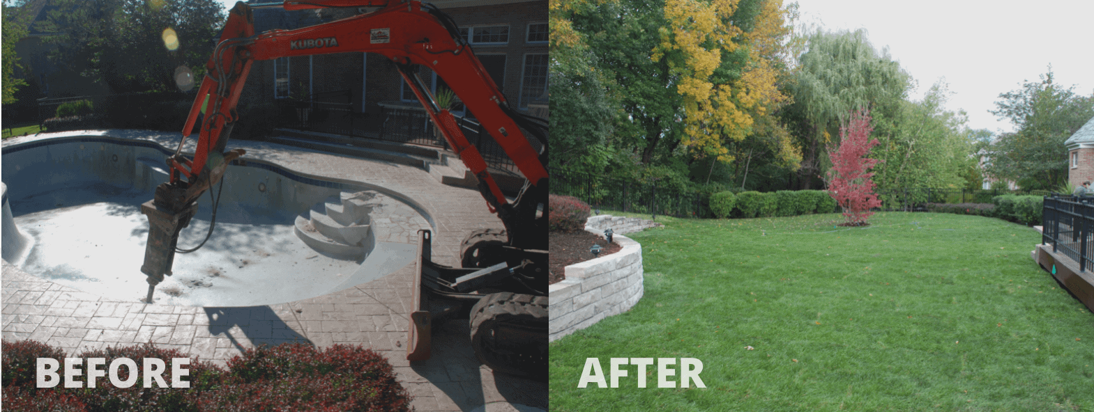 Mack Land LLC - Long Grove, IL – Pool removal