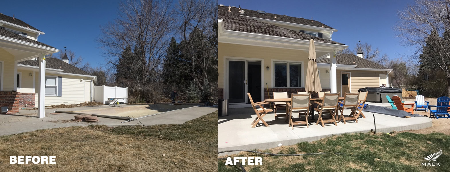 Mack Land LLC - Greenwood Village, CO Pool Removal