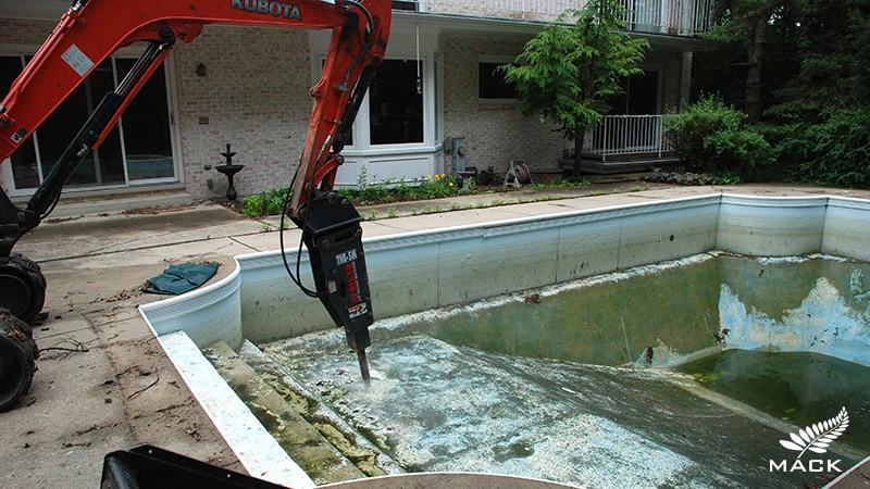 Mack Land LLC - Lake Forest, IL Pool Removal