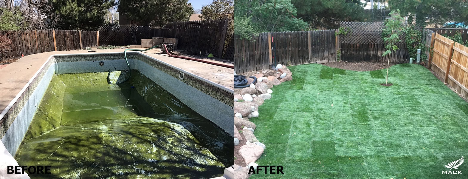 Mack Land LLC - Longmont, CO Pool Removal