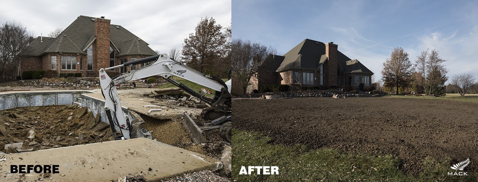 Mack Land LLC - St. Charles, IL Pool Removal