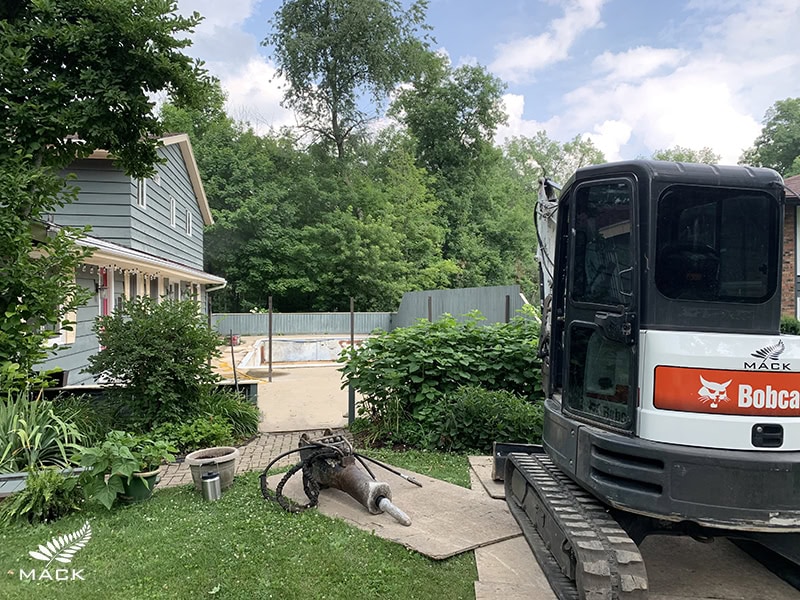 Mack Land LLC - Lake Geneva, Wisconsin Pool Removal