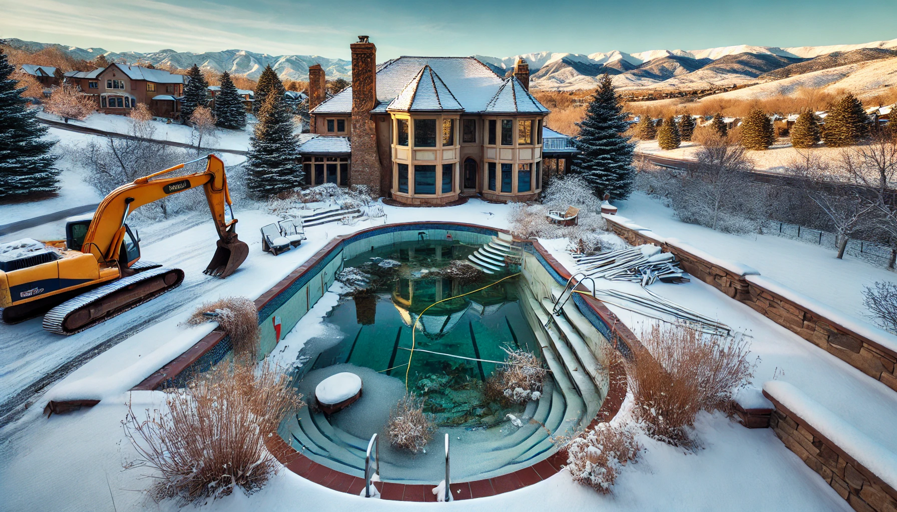 Mack Land LLC - Winter Pool Removal – Best Time of Year