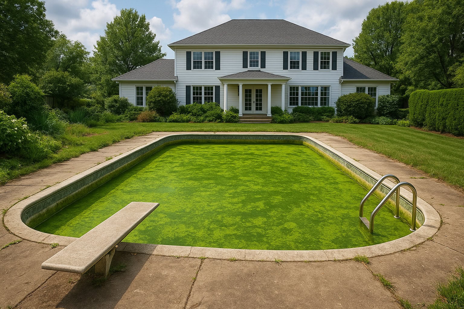 Mack Land LLC - Algae Bloom – another reason for pool removal