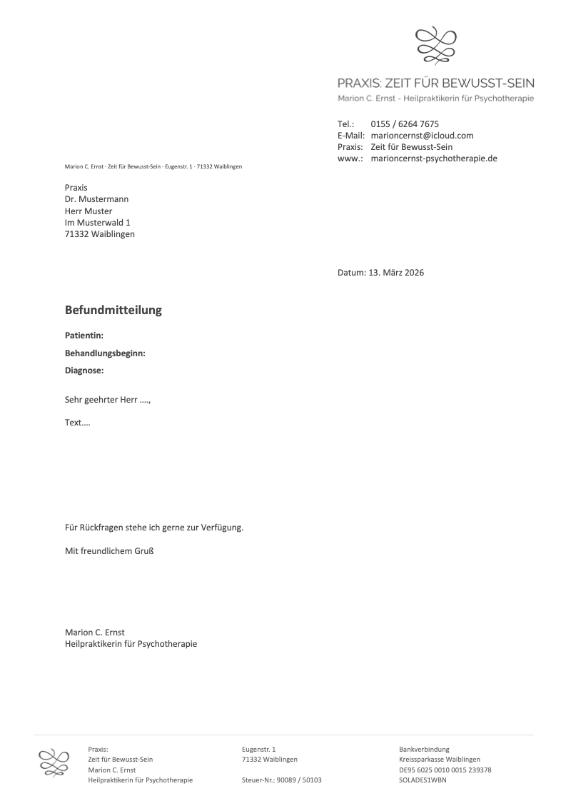 Briefpapier-Vorlage für Word mit neuem Logo, DIN A4
