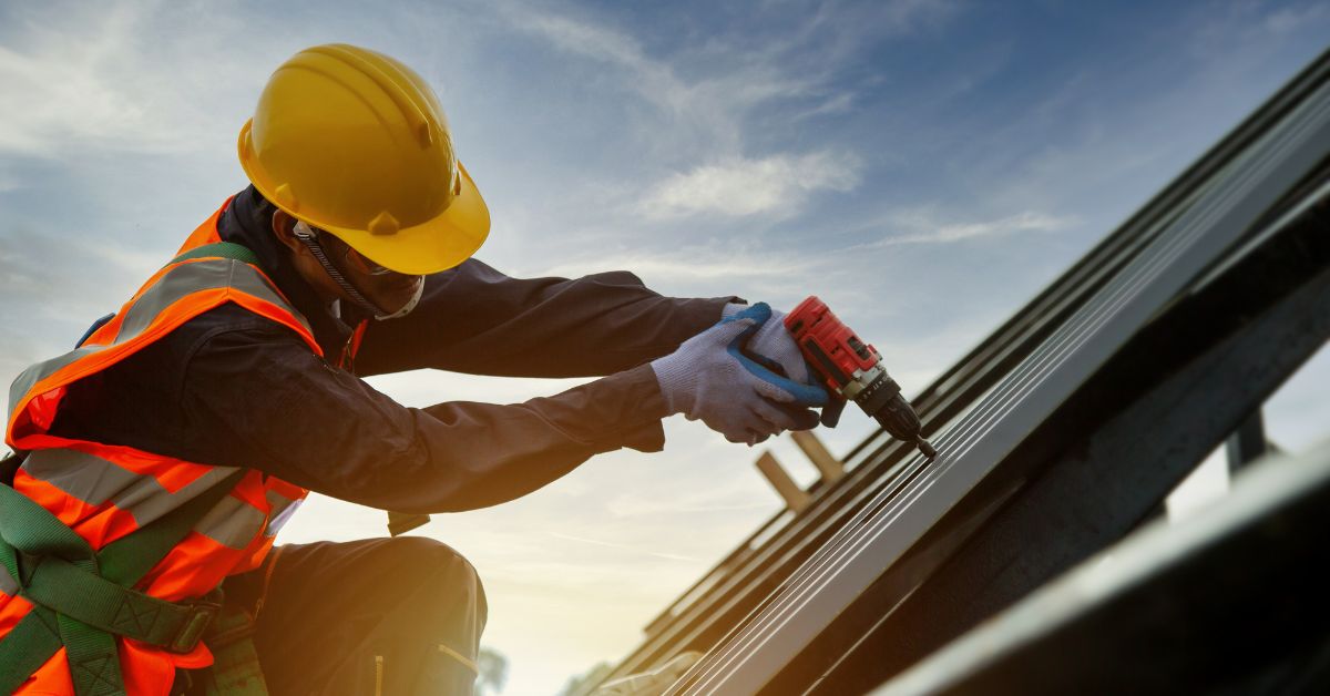 Metal roof restoration