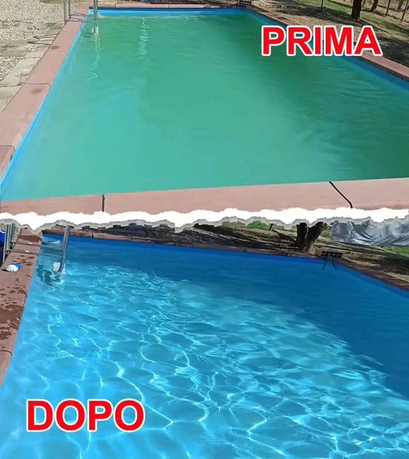 piscina verde cosa fare