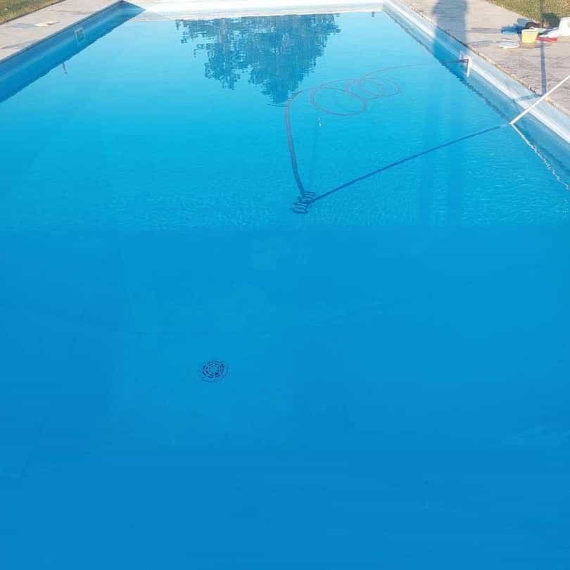 Ripristino Di Piscine Con Alghe Ferro Calcio